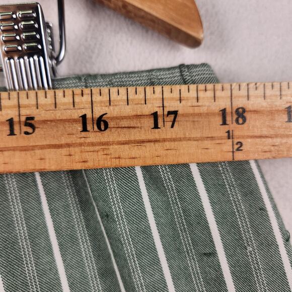 Cozy Earth Soft Woven Lounge Pants Women XL Green White Striped Pajama EUC - Picture 9 of 14